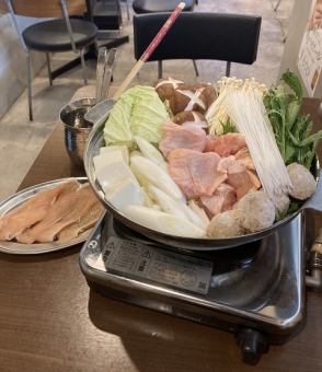 「2H飲み放題付」鶏鍋コース