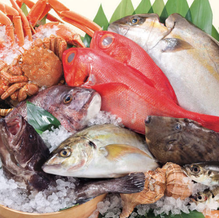 新鮮 Fresh seafood from the market≫