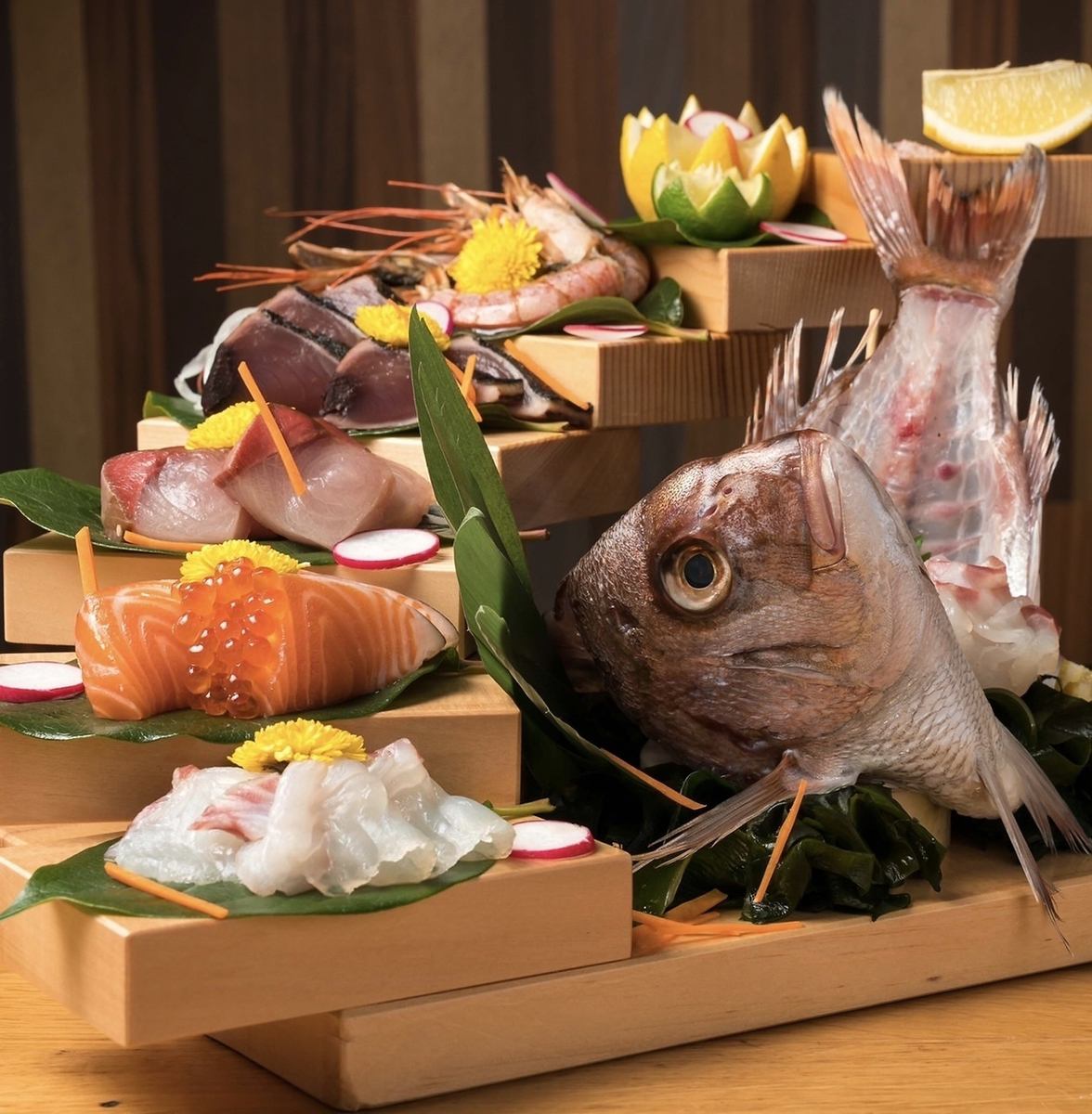オーナーが厳選！厳しい目利きの上、最高の状態の魚のみを提供★