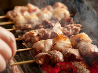 Assorted yakitori (with sauce)