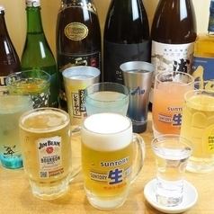 【★8月限定★】 生ビール込み 2時間飲み放題♪ 通常2000円→1580円(税込)