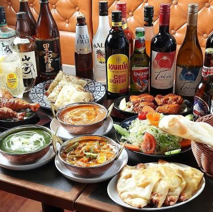 Standard Course with draft beer, including charcoal-grilled chicken and 10 other dishes ◆ 2-hour all-you-can-drink included: ¥5000 → ¥3980