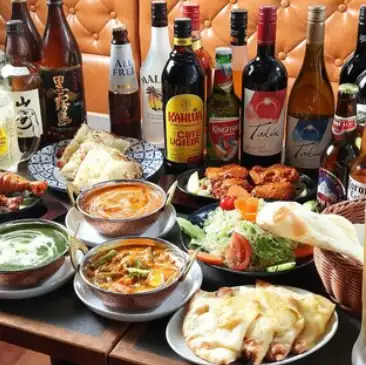 品数豊富なアジア料理