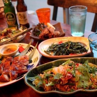 Perfect for welcoming and farewell parties! Thai cuisine course! ◆3,800 yen (tax included) ⇒ 3,500 yen (tax included) with coupon