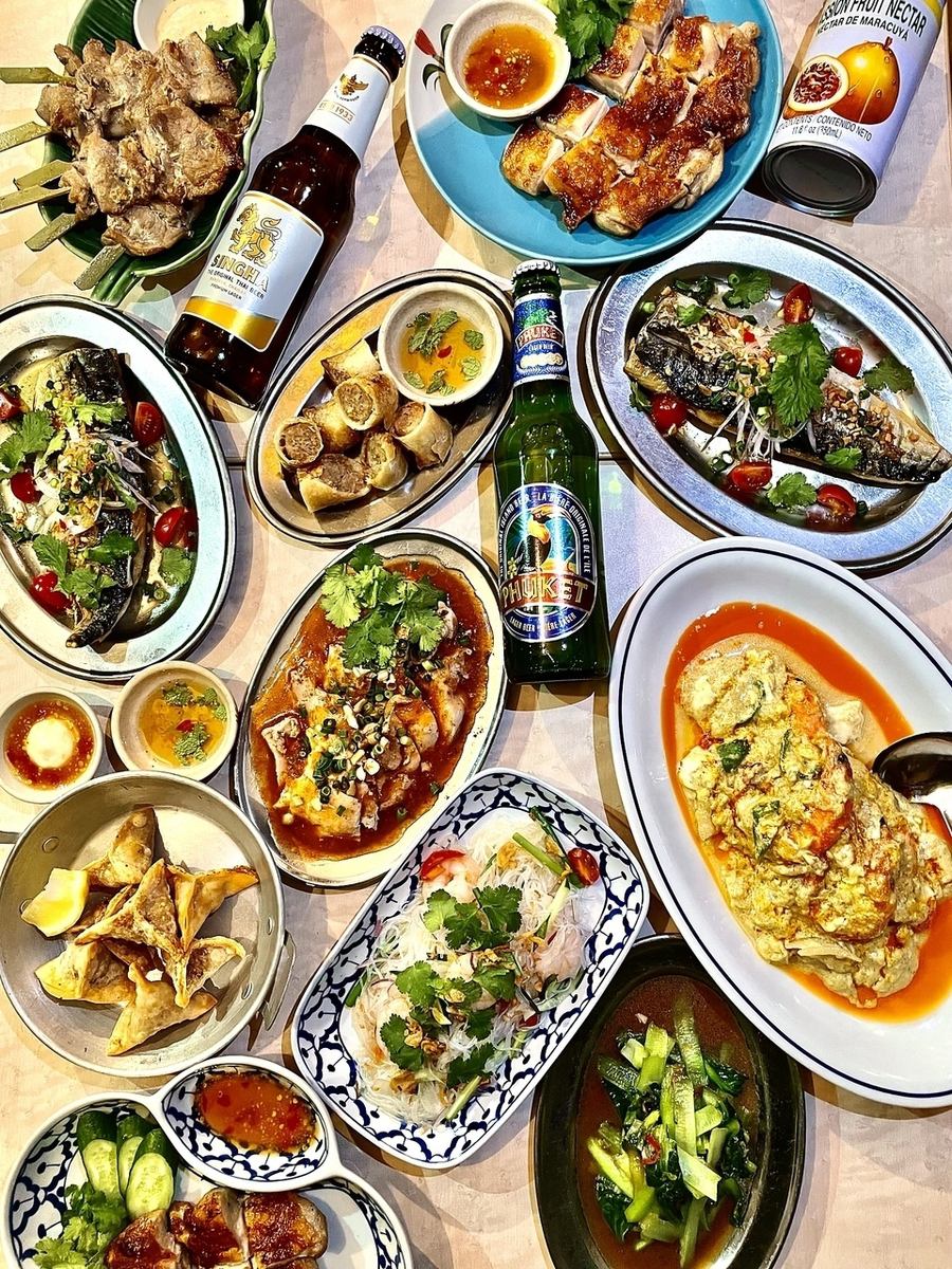 【薬院大通駅徒歩2分★】女子会飲み放題コースありタイ料理沖縄料理アジア料理