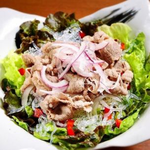 beef shabu salad