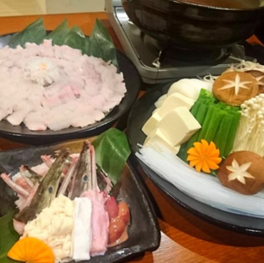 음료 무제한 포함! [계절 한정] 냄비 냄비 코스 "전 5 품"7000 엔 (세금 포함)