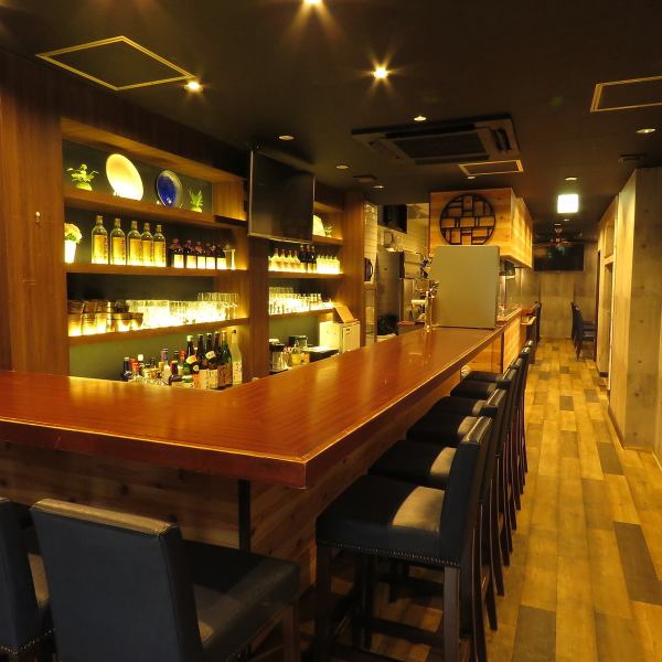 [Japanese Modern] The interior of the restaurant is based on the image of a Japanese-style restaurant with a modern twist! "I want as many people as possible to know about Japanese cuisine." For a stylish finish that you can feel close to you.Once you know it, you will want to tell your friends ♪