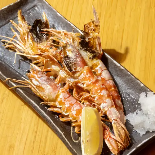 大赤海老の塩焼き