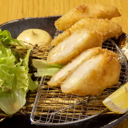 大山鶏の大葉ササミカツ