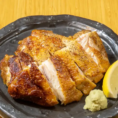 大山鶏の柚子胡椒焼き