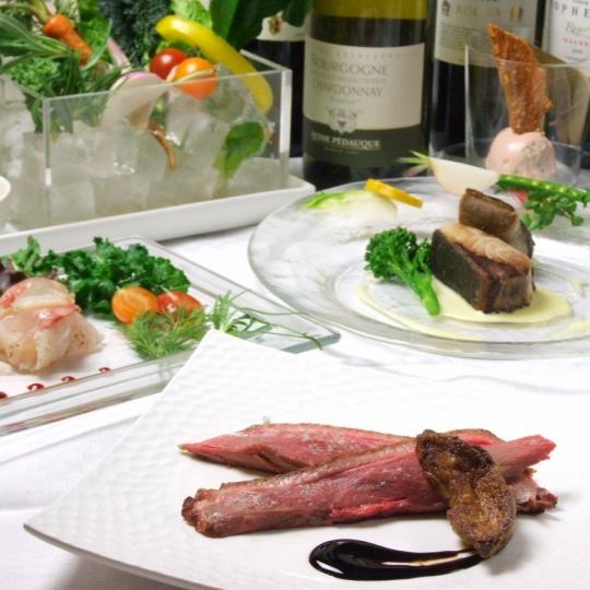 ◆≪ランチ≫贅沢コース(8品）　2180円