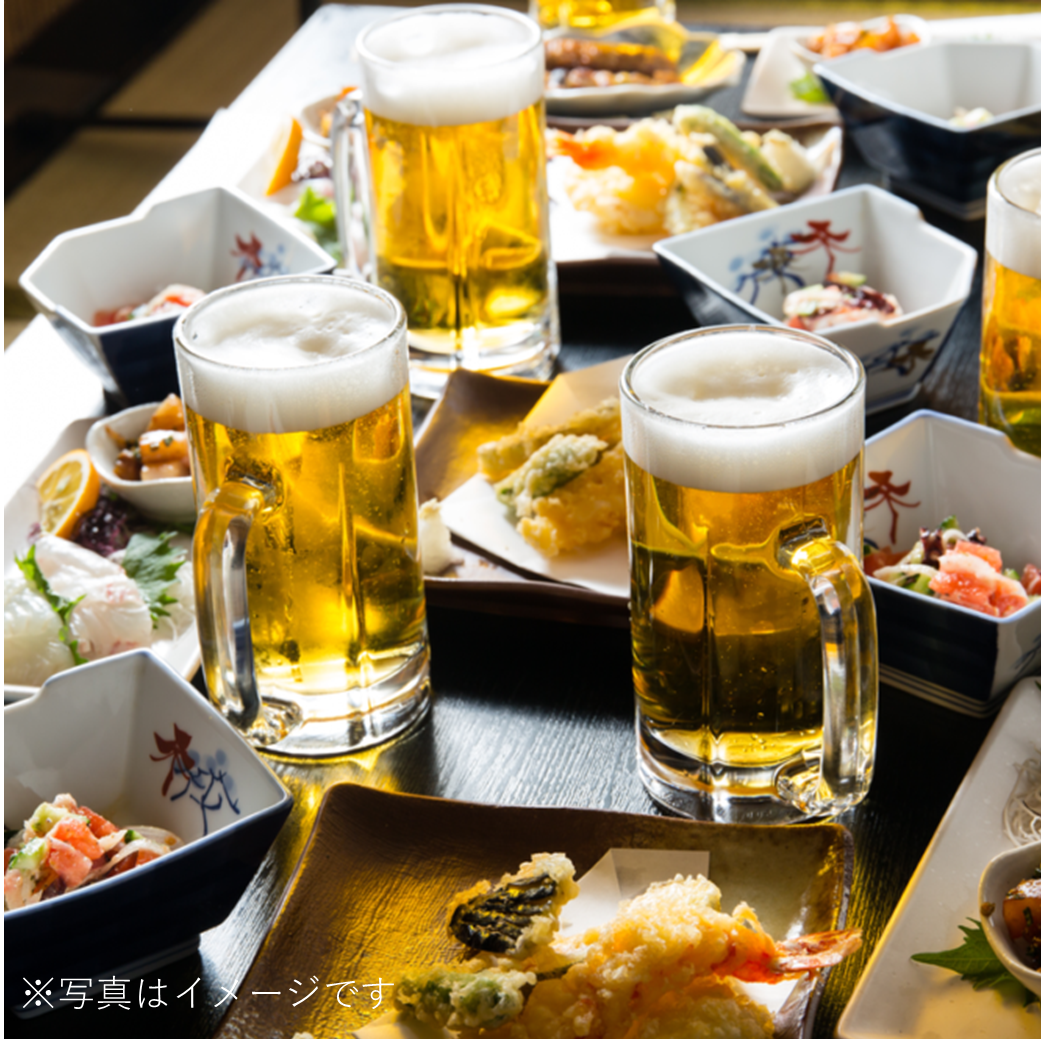 飲み放題付コースございます！是非ご予約ください！
