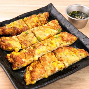 コーンチーズチヂミ