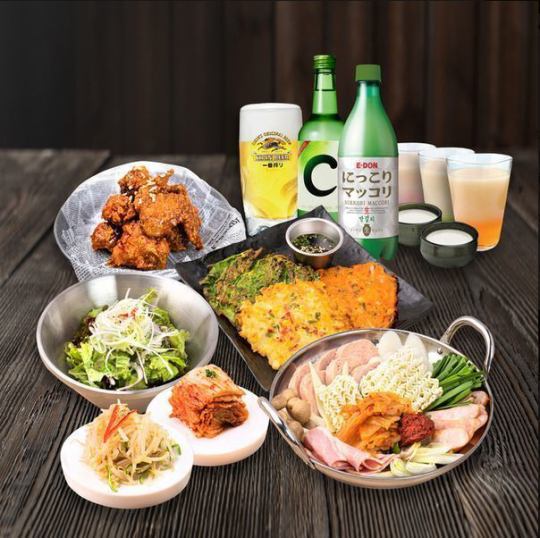 인생 포차의 시그니처 메뉴! 【모판 플레이트 코스】 한 분 2,980 엔 (세금 포함)