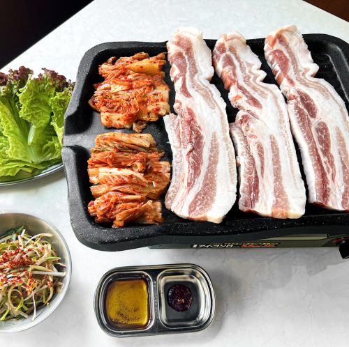 생삼겹살 세트(2~3인분)