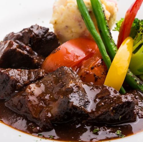 Braised Wagyu Beef Cheek in Red Wine