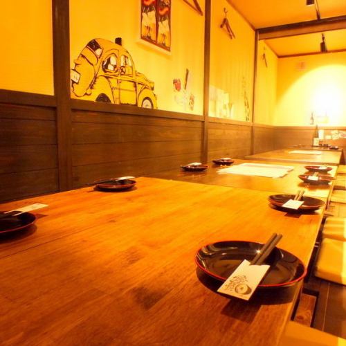 For banquets!Horigotatsu semi-private room