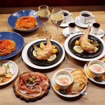 【限時供應:12月15日至25日】聖誕套餐,含一杯氣泡酒