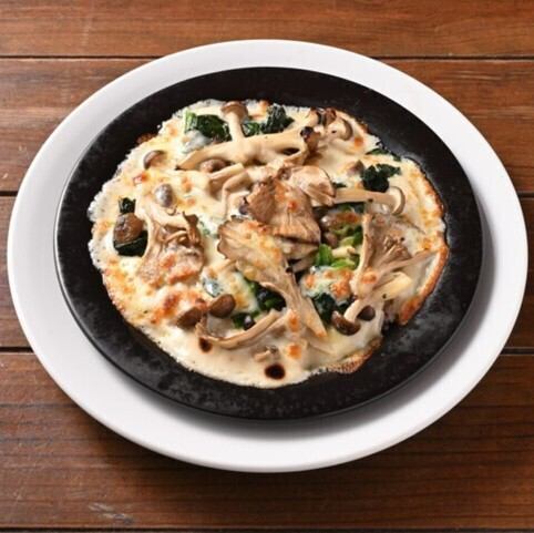 Grilled Mushroom and Cheese Doria