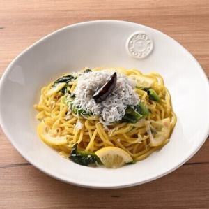 シチリア風しらすのレモンパスタ