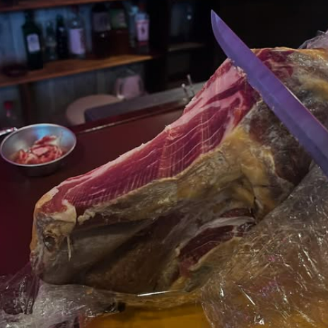 生ハムの原木カット体験