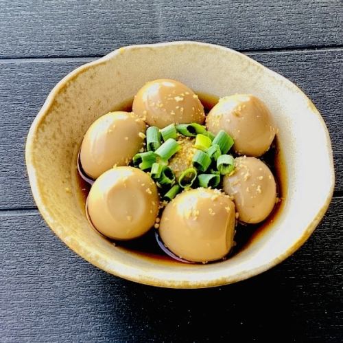 うずらの卵醤油漬け