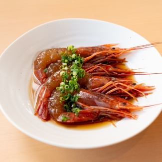 赤海老の醤油漬け