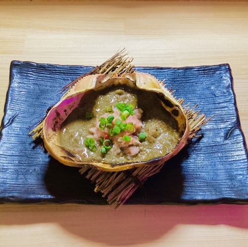 蟹味噌甲羅焼き