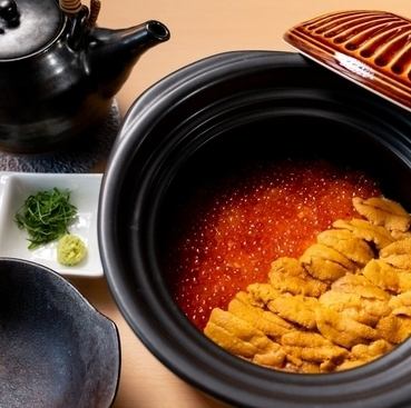 当店自慢◎海鮮土鍋ご飯 〆にはお茶漬けもお楽しみいただけます!当店に来たら是非食べて頂きたい1品です♪