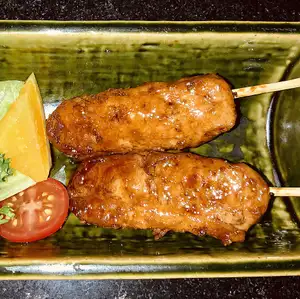 Grow up and eat grilled chicken meatballs with sauce