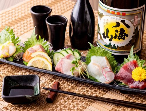 鮮魚の盛り合わせ