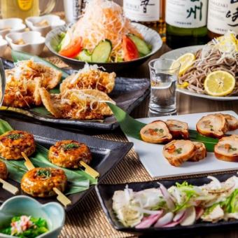 From July onwards [2 hours all-you-can-drink included] "Morning glory course" 8 dishes including Oyama chicken carpaccio and fried white fish 4,500 yen