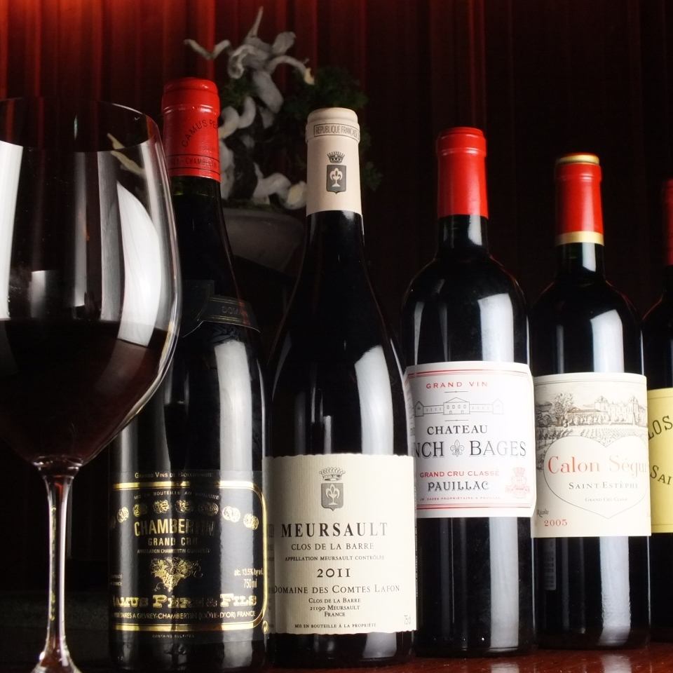 We have a large selection of carefully selected wines.