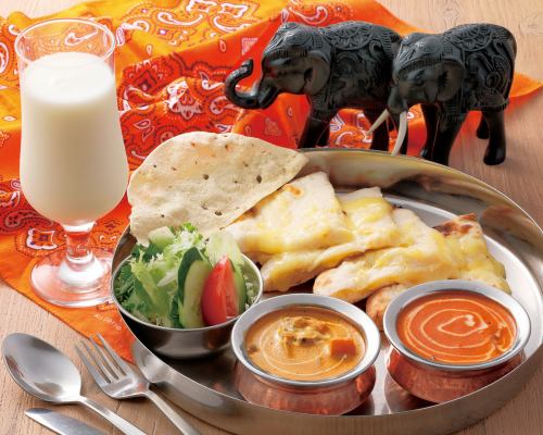 2種類のカレーランチ