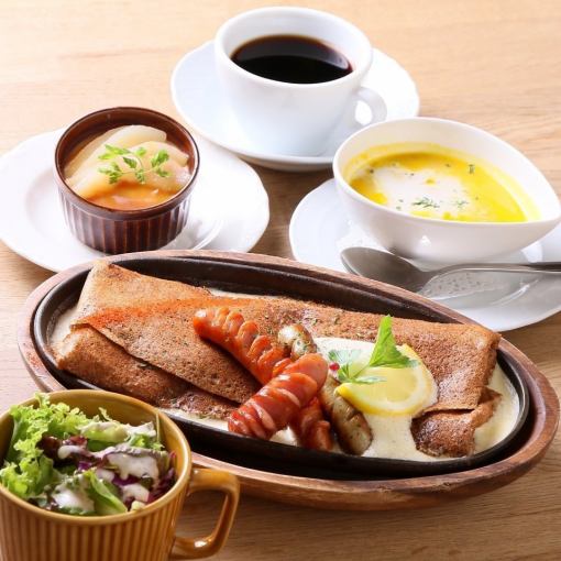 【当日供应】4000日元畅饮套餐【选择你的法式薄饼♪】