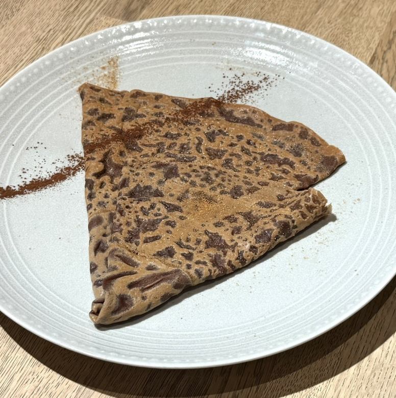 シナモンショコラのクレープ