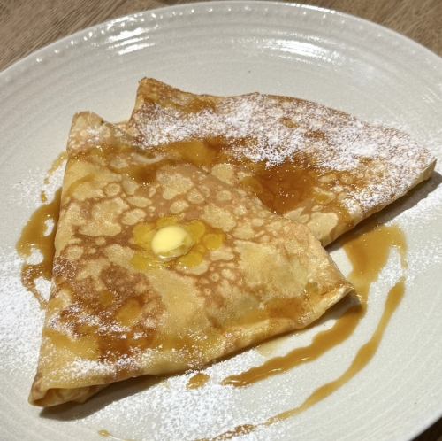 塩キャラメルのクレープ