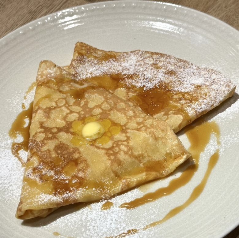 塩キャラメルのクレープ