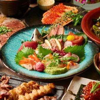 【当店人気No.1】《2.5H「炭火焼き鳥」含む食べ飲み放題☆》バラエティコース★5,000円(税込)