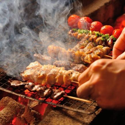 ◆“Don't miss out” Luxury Yakitori Course◆ 10 dishes 2 hours all-you-can-drink [5500 yen ⇒ 5000 yen]