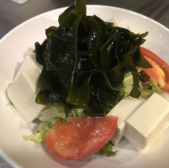Sanriku seaweed and tofu salad