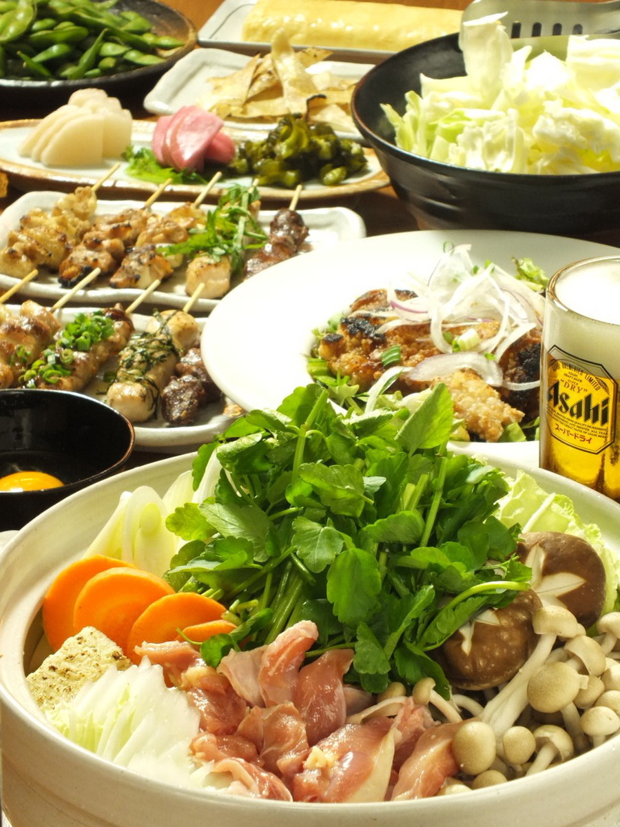 尽享仙台美食套餐♪ 包含无限畅饮的优质当地清酒！
