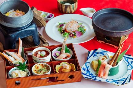 お昼の特別コース 特選かにランチ【華みやび】 4950円(税込)/11時~16時
