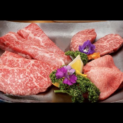 Luxurious Yonezawa Beef! Lunch with 4 Kinds of Specially Selected Beef