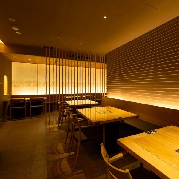 Directly connected to Nagatacho Station Exit 9a.1 minute walk from Exit D of Akasakamitsuke Station.Our store is located on the 3rd floor of Tokyo Garden Terrace Kioicho.You can spend a luxurious time in a luxurious space surrounded by warm light inside the wooden carved interior.