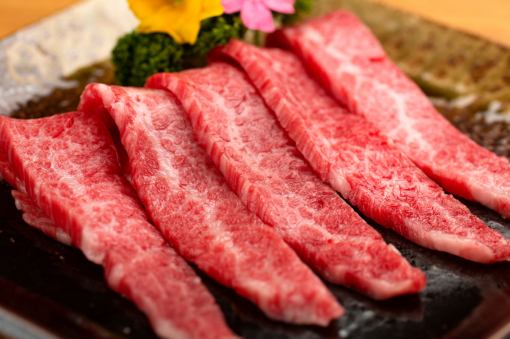 [Start with the classic set] 3 types of yakiniku + 3 types of snacks + 1 drink