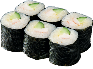 <細巻き>えびきゅう巻