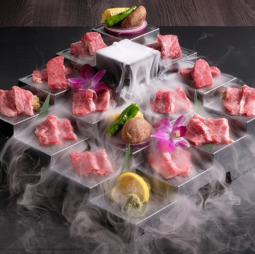 A masterpiece! 16-sided Matsusaka beef platter