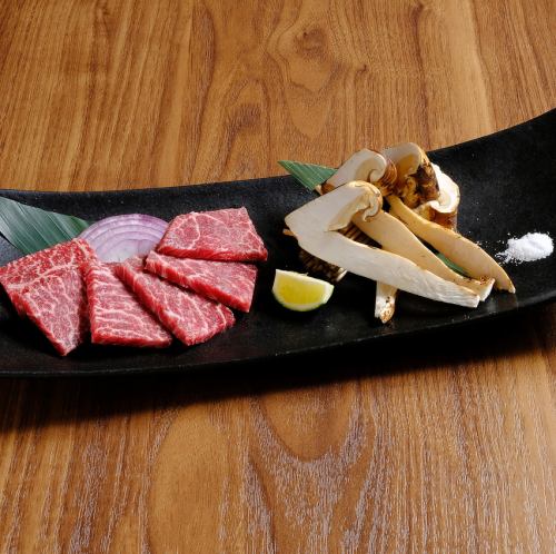 新メニュー 松阪牛トンビと松茸のごちそう焼き